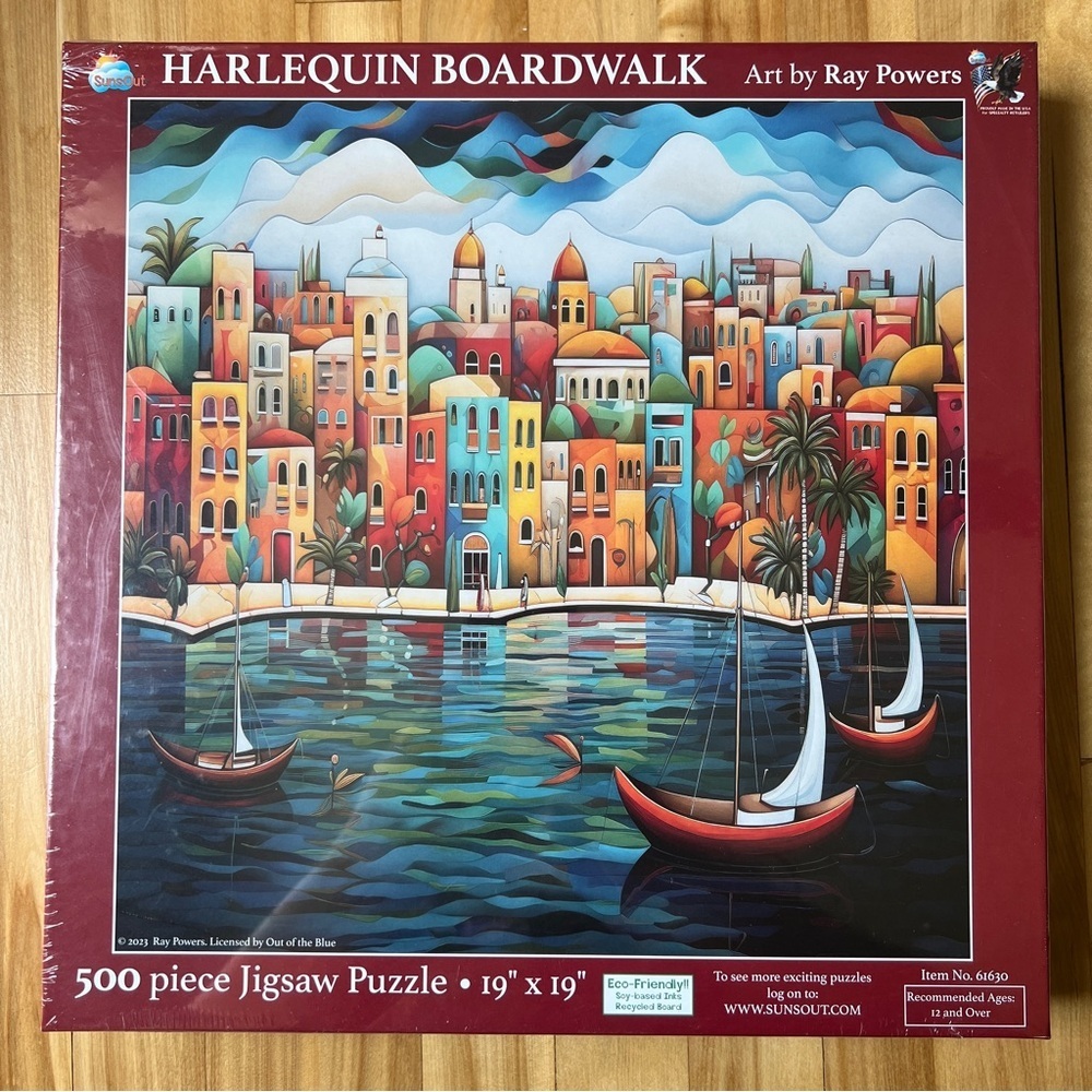 Harlequin Boardwalk by SunsOut 500 Piece Jigsaw Puzzle